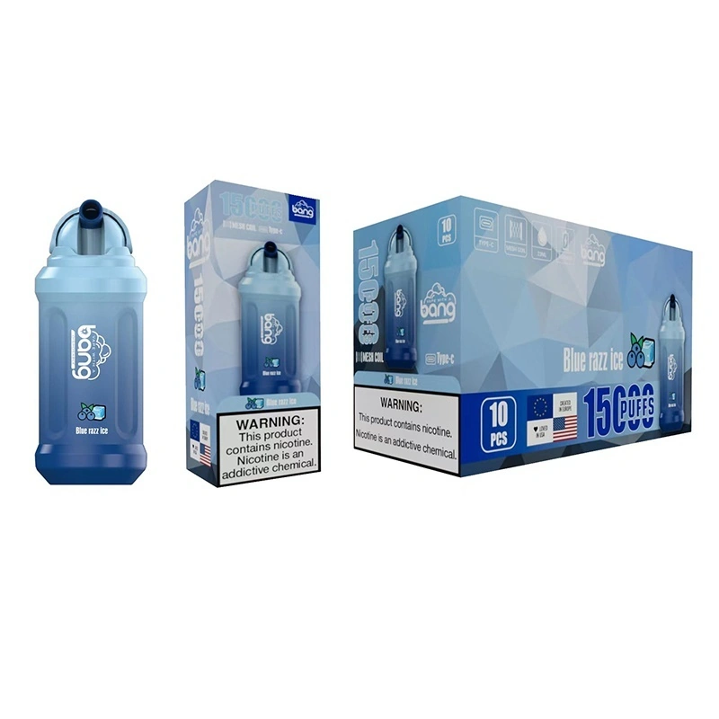 Bang 15K Puffs Vape Filp Design Blue razz ice Bang 15K Puffs Vape Filp Design Blue razz ice