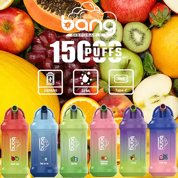 Bang 15K Puffs Vape Filp Design Bang 15K Puffs Vape Filp Design