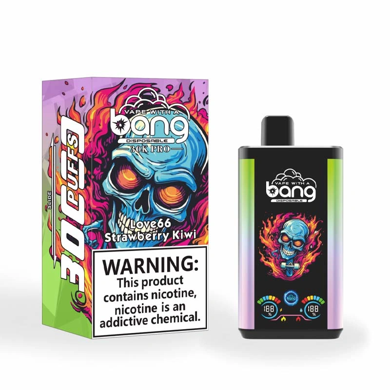Bang 30K Pro 30,000 Puffs Dual Flavor Vape Love66 and Strawberry Kiwi Bang 30K Pro 30,000 Puffs Dual Flavor Vape Love66 and Strawberry Kiwi