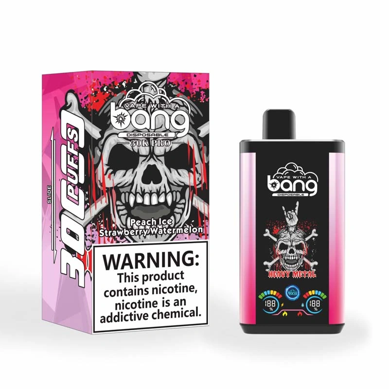 Bang 30K Pro 30,000 Puffs Dual Flavor Vape Peach Ice and Strawberry Watermelon Bang 30K Pro 30,000 Puffs Dual Flavor Vape Peach Ice and Strawberry Watermelon