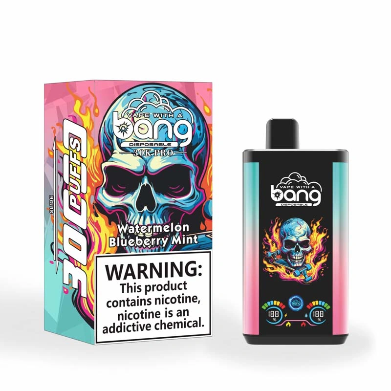 Bang 30K Pro 30,000 Puffs Dual Flavor Vape Watermelon and Blueberry Mint Bang 30K Pro 30,000 Puffs Dual Flavor Vape Watermelon and Blueberry Mint