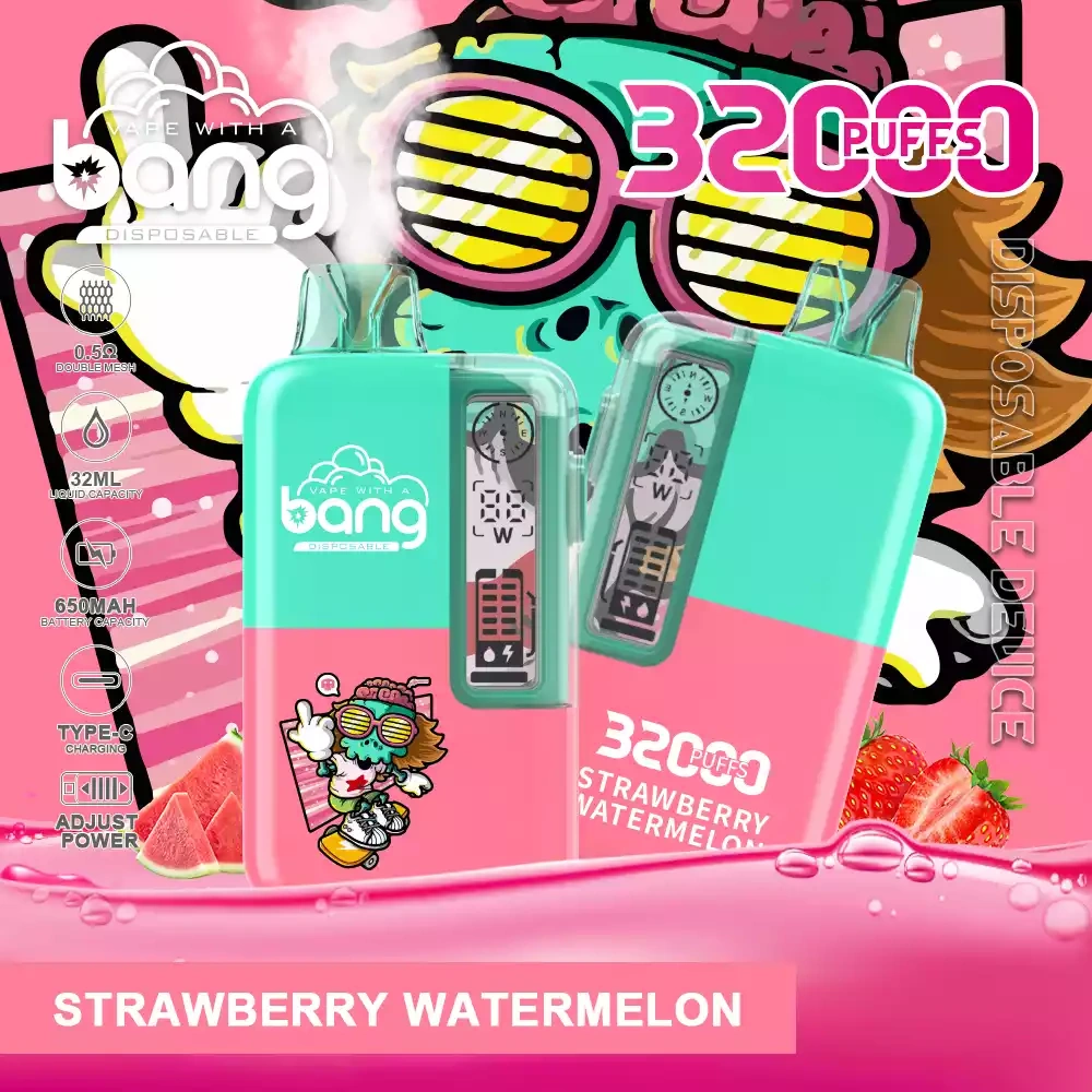 Bang 32000 Puffs 32K Vape Wholesale Strawberry Watermelon Bang 32000 Puffs 32K Vape Wholesale Strawberry Watermelon