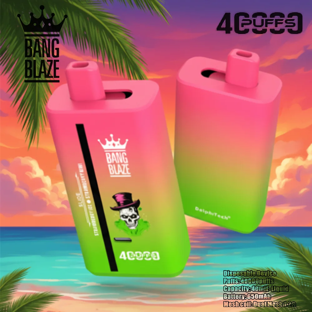 Bang Blaze 40K Puffs Dual Flavor Disposable Vape Strawberry Ice and Strawberry Kiwi Bang Blaze 40K Puffs Dual Flavor Disposable Vape Strawberry Ice and Strawberry Kiwi