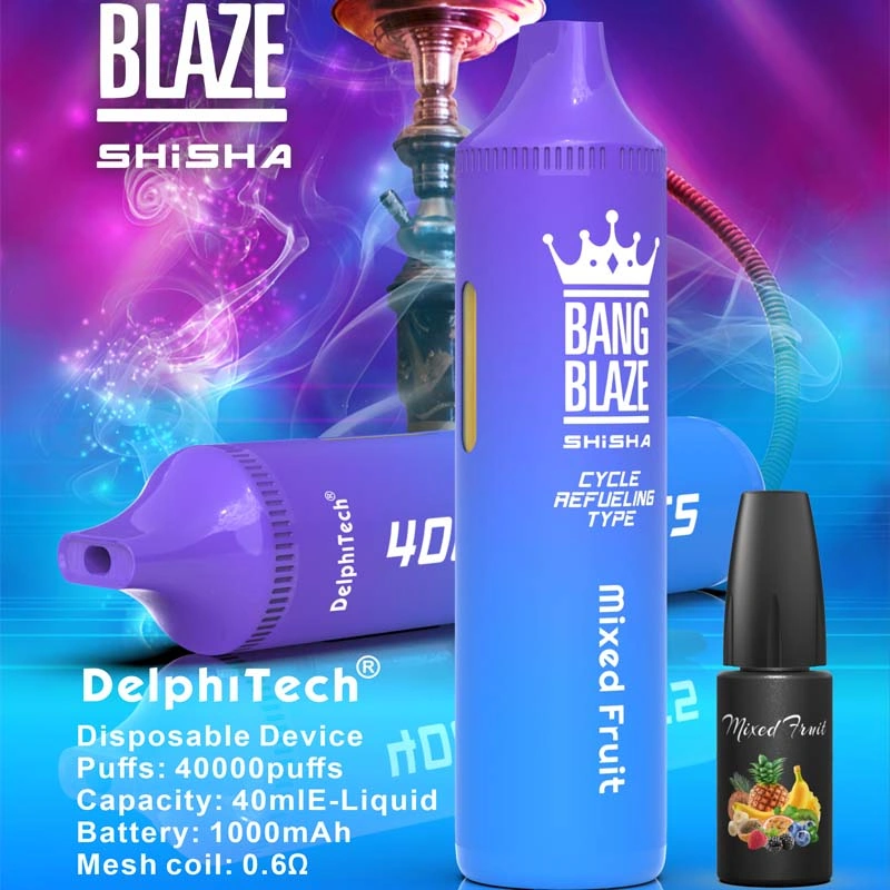 Bang Blaze 40K Puffs Shisha Refillable Vape Mixed Fruit Bang Blaze 40K Puffs Shisha Refillable Vape Mixed Fruit