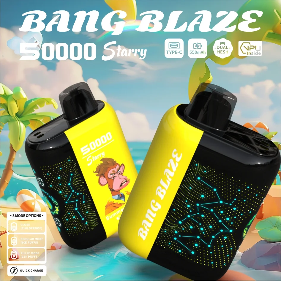 Bang Blaze 50000 Puffs Disposable Vape Starry Twist Summer Time Bang Blaze 50000 Puffs Disposable Vape Starry Twist Summer Time