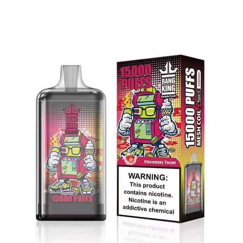 Bang King 15K 15000 Puffs Disposable Vape Strawberry Yogurt Bang King 15K 15000 Puffs Disposable Vape Strawberry Yogurt
