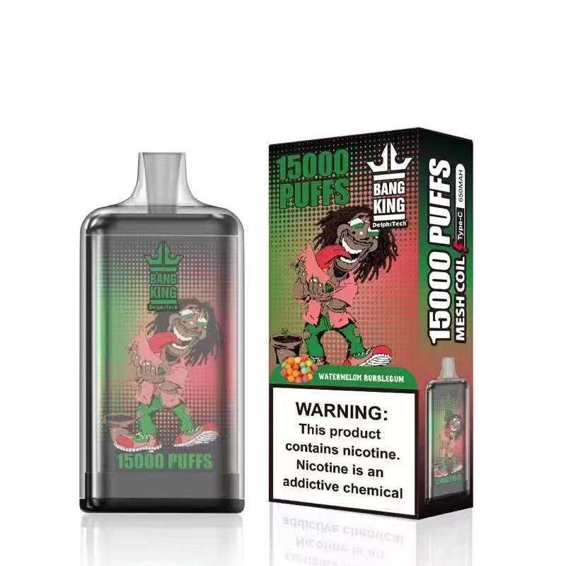 Bang King 15K 15000 Puffs Disposable Vape Watermelon Bubblegum Bang King 15K 15000 Puffs Disposable Vape Watermelon Bubblegum