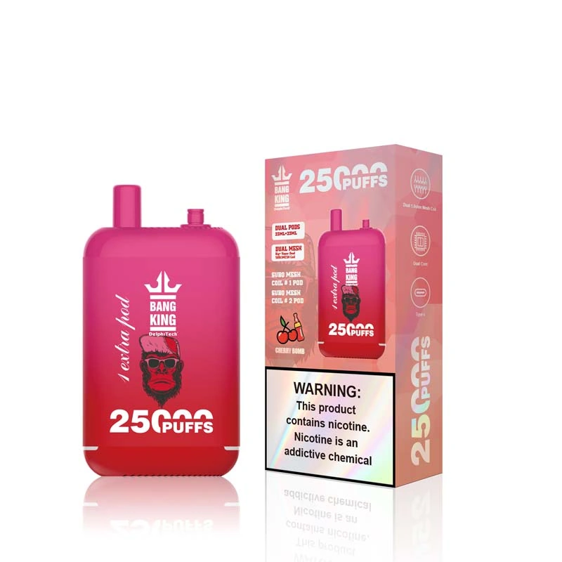 Bang King 25000 25K Puffs Dual Pods Cherry Bomb Bang King 25000 25K Puffs Dual Pods Cherry Bomb