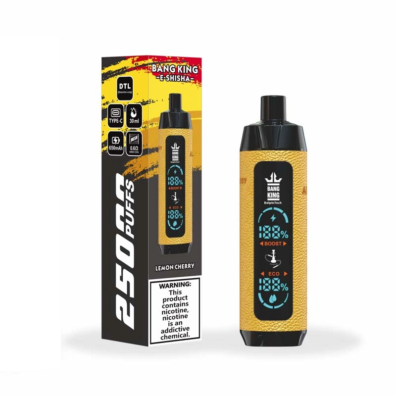 Bang King 25K Shisha 25000 Puffs Disposable Vape Lemon Cherry Bang King 25K Shisha 25000 Puffs Disposable Vape Lemon Cherry