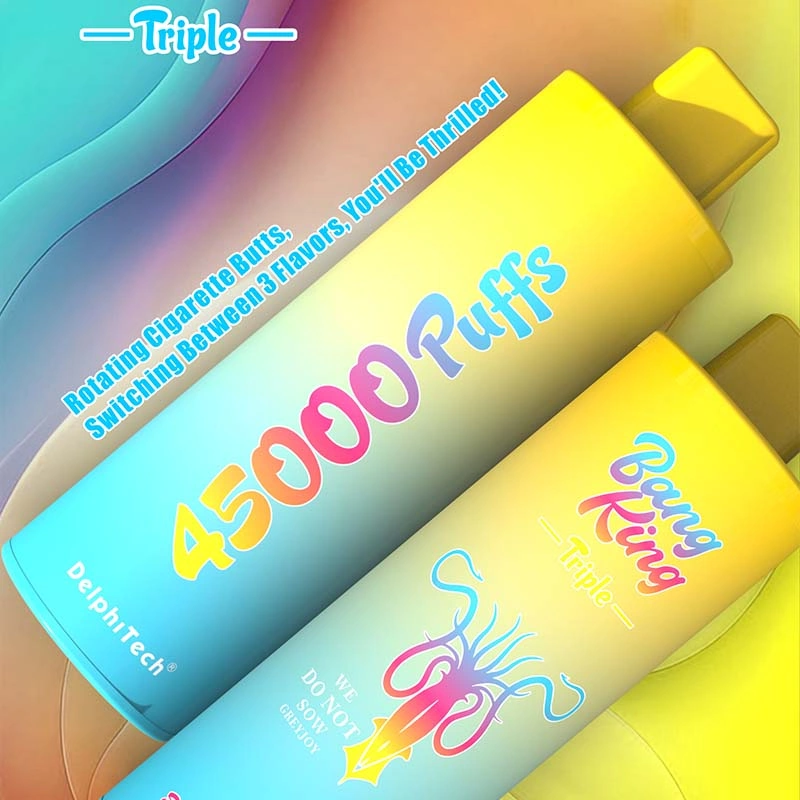 Bang King 45K 45000 Puffs Triple 3 in 1 Flavor Vape Lemon Lime & Strawberry Watermelon & Blueberry Ice Bang King 45K 45000 Puffs Triple 3 in 1 Flavor Vape Lemon Lime & Strawberry Watermelon & Blueberry Ice