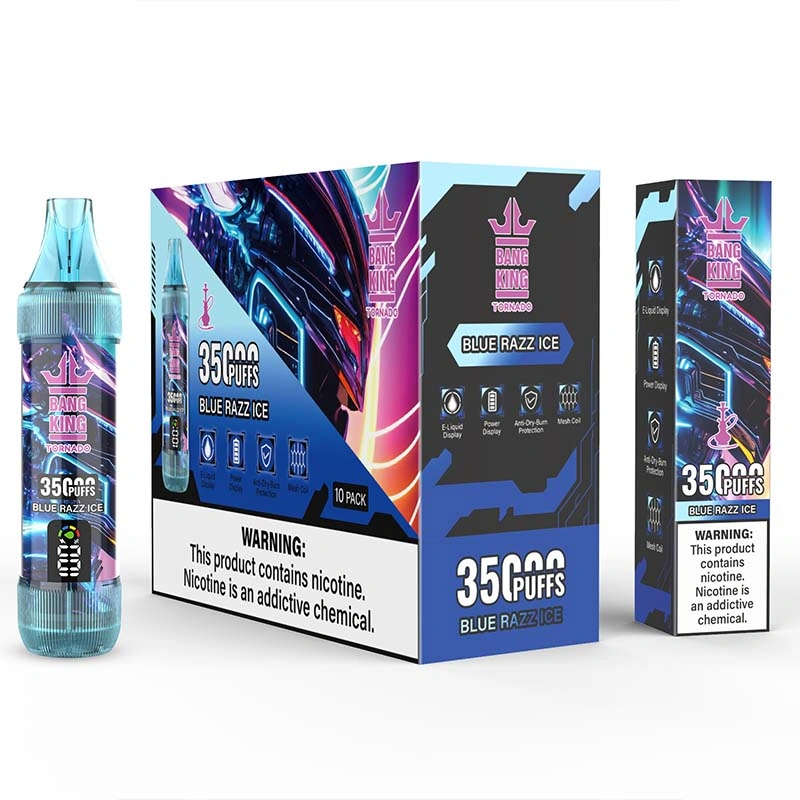 Bang King Tornado 35K Puffs 35000 Disposable Vape Blue Razz Ice Bang King Tornado 35K Puffs 35000 Disposable Vape Blue Razz Ice