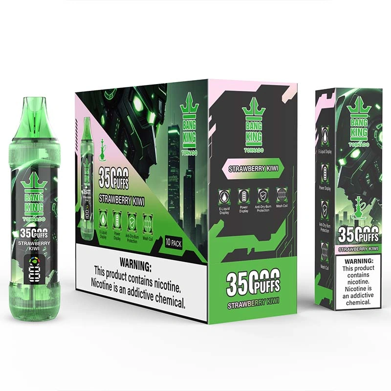 Bang King Tornado 35K Puffs 35000 Disposable Vape Strawberry Kiwi Bang King Tornado 35K Puffs 35000 Disposable Vape Strawberry Kiwi