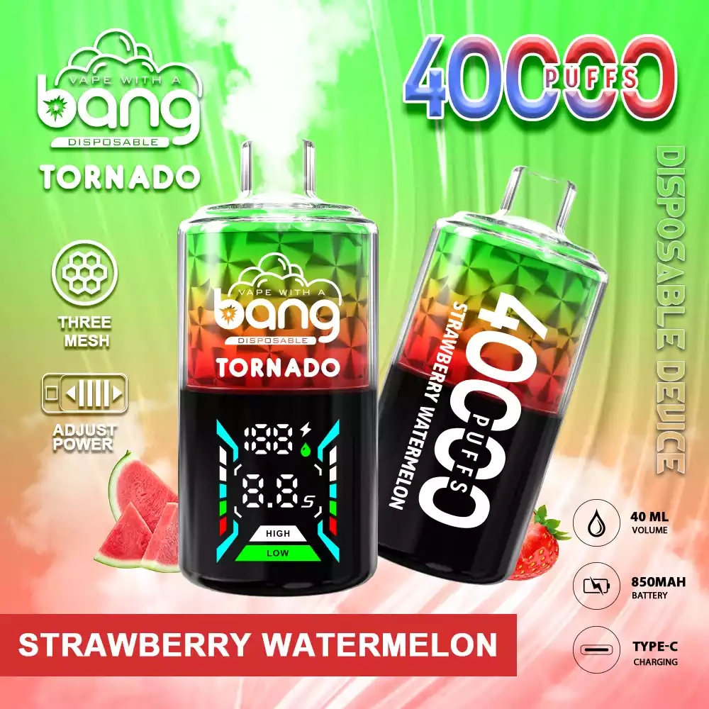 Bang Tornado 40K 40000 Puffs Strawberry Watermelon Bang Tornado 40K 40000 Puffs Strawberry Watermelon