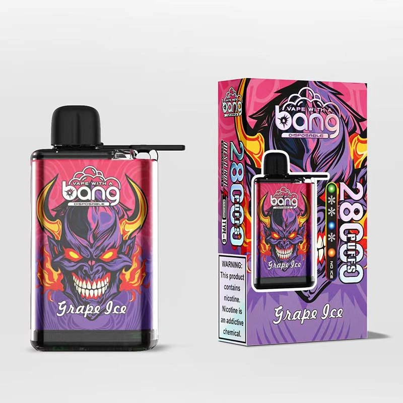 Bang Vape 28K 28000 Puffs Adjustable Ice Level Grape Ice Bang Vape 28K 28000 Puffs Adjustable Ice Level Grape Ice