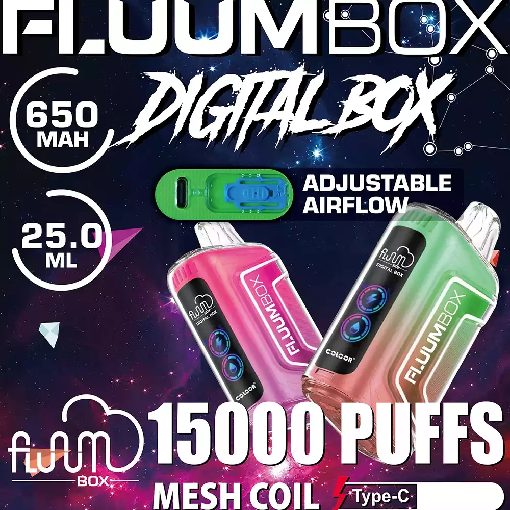 FLUUM Box Screen 15K 15000 Puffs Disposable Vape FLUUM Box Screen 15K 15000 Puffs Disposable Vape