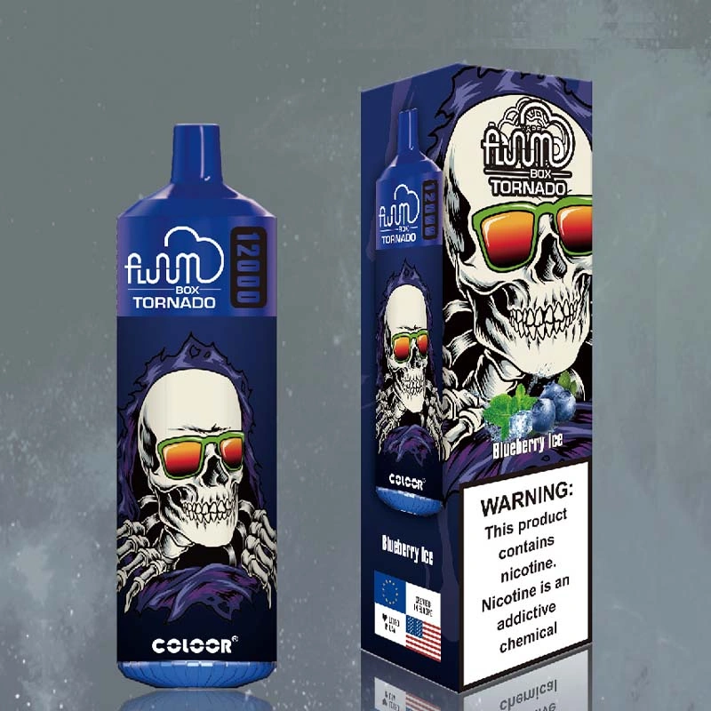 FLUUM Box Tornado 12K 12000 Puffs Vape Blueberry Ice FLUUM Box Tornado 12K 12000 Puffs Vape Blueberry Ice