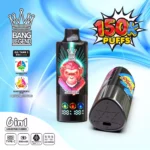 Bang Legend 150K Puffs Vape Peach Ice & Mango Peach & Blueberry Peach (2)