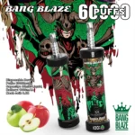 Bang Blaze 60K Puffs Disposable Vape Type-C Charging Hookah Vape Passion Fruit