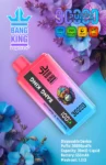 Bang King 30K Vape Dual Flavor 30000 Puffs Vape Smart Screen EU Warehouse Shipping Strawberry Kiwi & Sour Apple Raspberry
