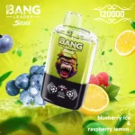 Bang Leader 120K Puffs Disposable Vape 2-in-1 Flavors Magnetic Slide Switch Smart Screen