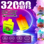 Bang Leader 32K Vape Dual Flavor 32000 Puffs Disposable Vape EU Warehouse Fast Shipping