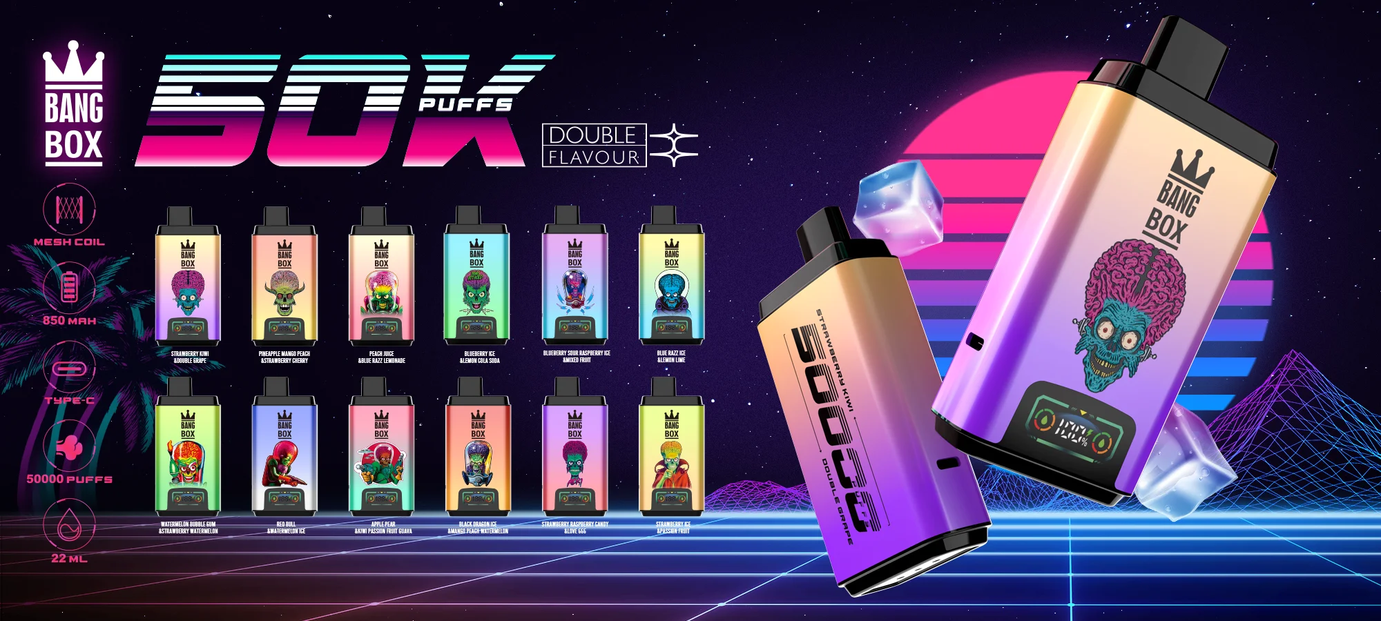 BANG BOX 50k Puff all Flavors