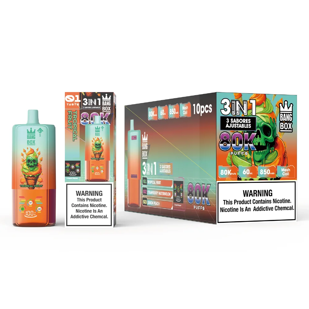 BANG BOX 80K Puffs Tropical-Fruit-&-Strawberry-Watermelon-&-Lemon-Peach BANG BOX 80K Puffs Tropical-Fruit-&-Strawberry-Watermelon-&-Lemon-Peach