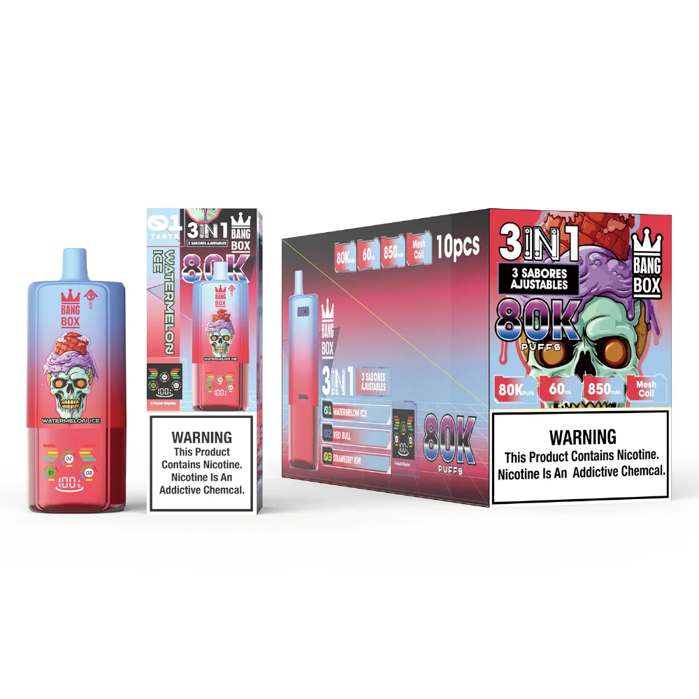 BANG BOX 80K Puffs Watermelon-Ice-&-Red-Bull-&-Strawberry-Kiwi BANG BOX 80K Puffs Watermelon-Ice-&-Red-Bull-&-Strawberry-Kiwi