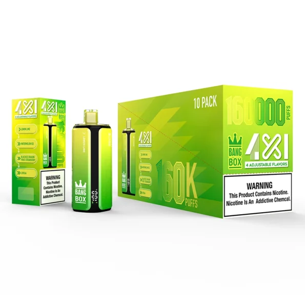 Bang BOX 160000 Puff Lemon Lime Watermelon Ice Black Ice Dragonfruit Strawberry Love66