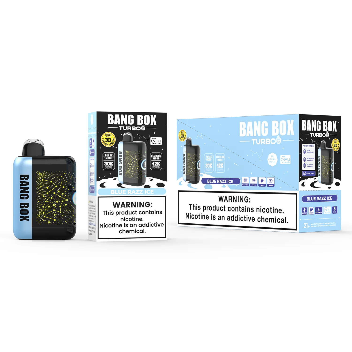 Bang Box 42K Puff Blue Razz Ice Bang Box 42K Puff Blue Razz Ice