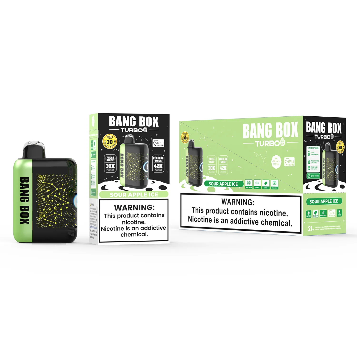 Bang Box 42K Puff Sour Apple Ice Bang Box 42K Puff Sour Apple Ice