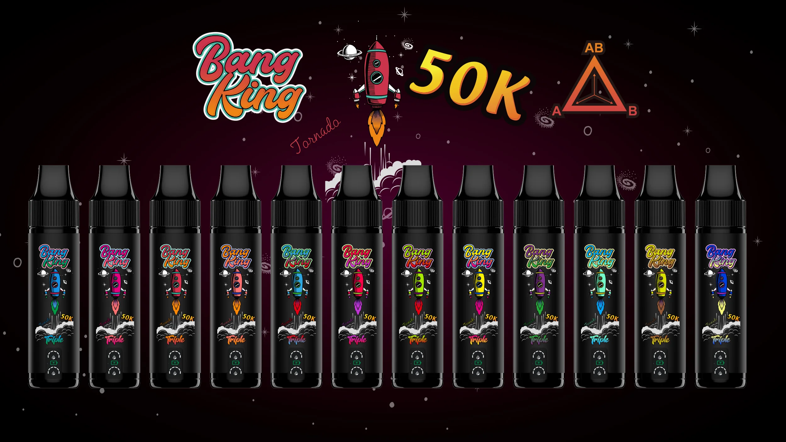 Bang King Triple 50k Vape all flavors