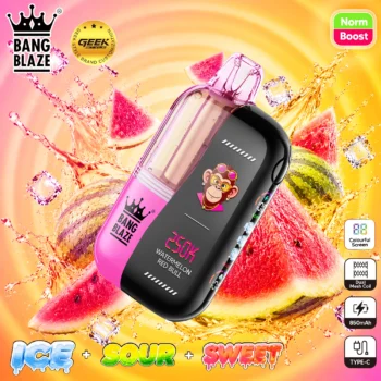 Bang Blaze 250K Vape Monkey Vape Watermelon Red Bull