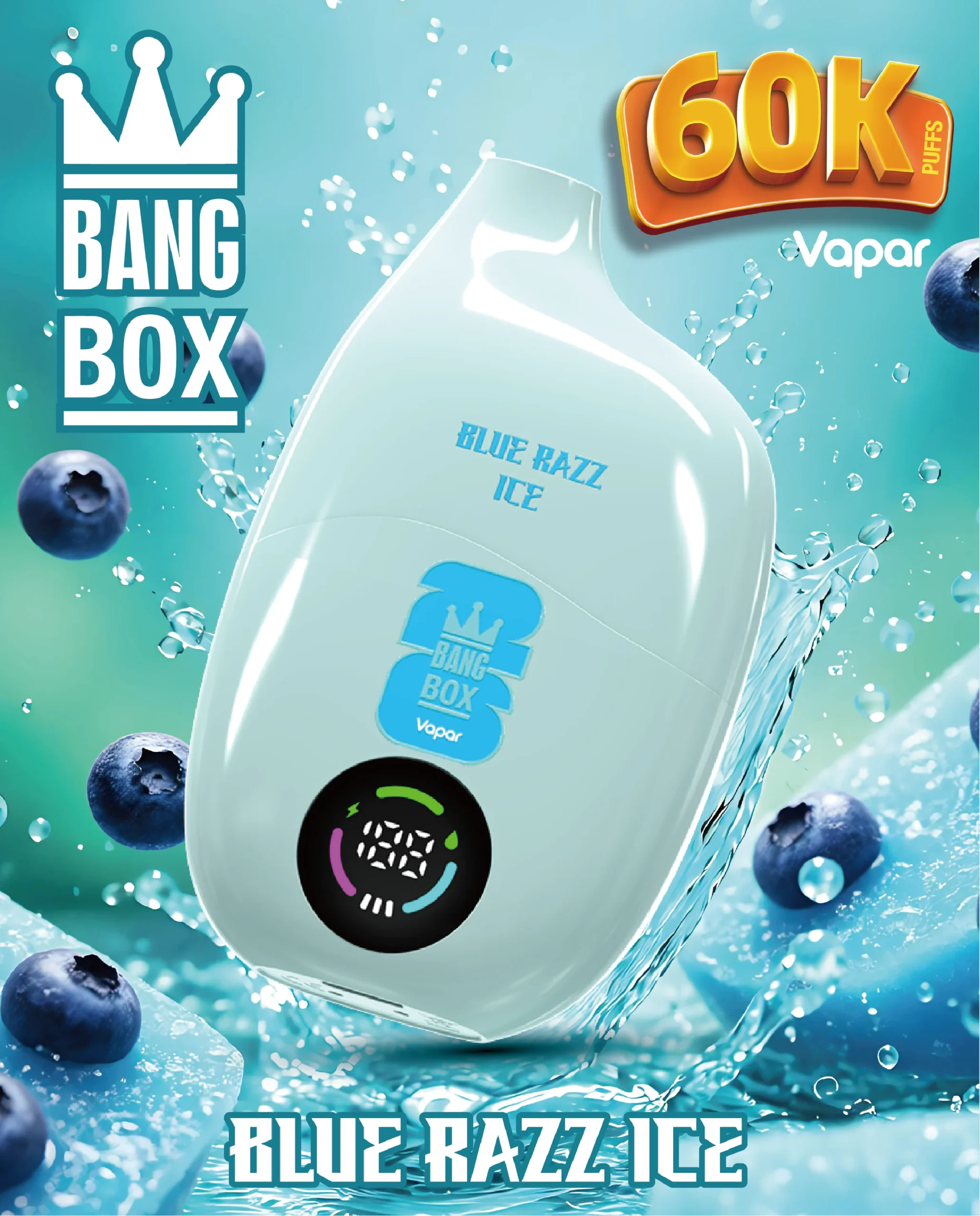 Bang Box 60K Vape Blue Razz Ice Bang Box 60K Vape Blue Razz Ice