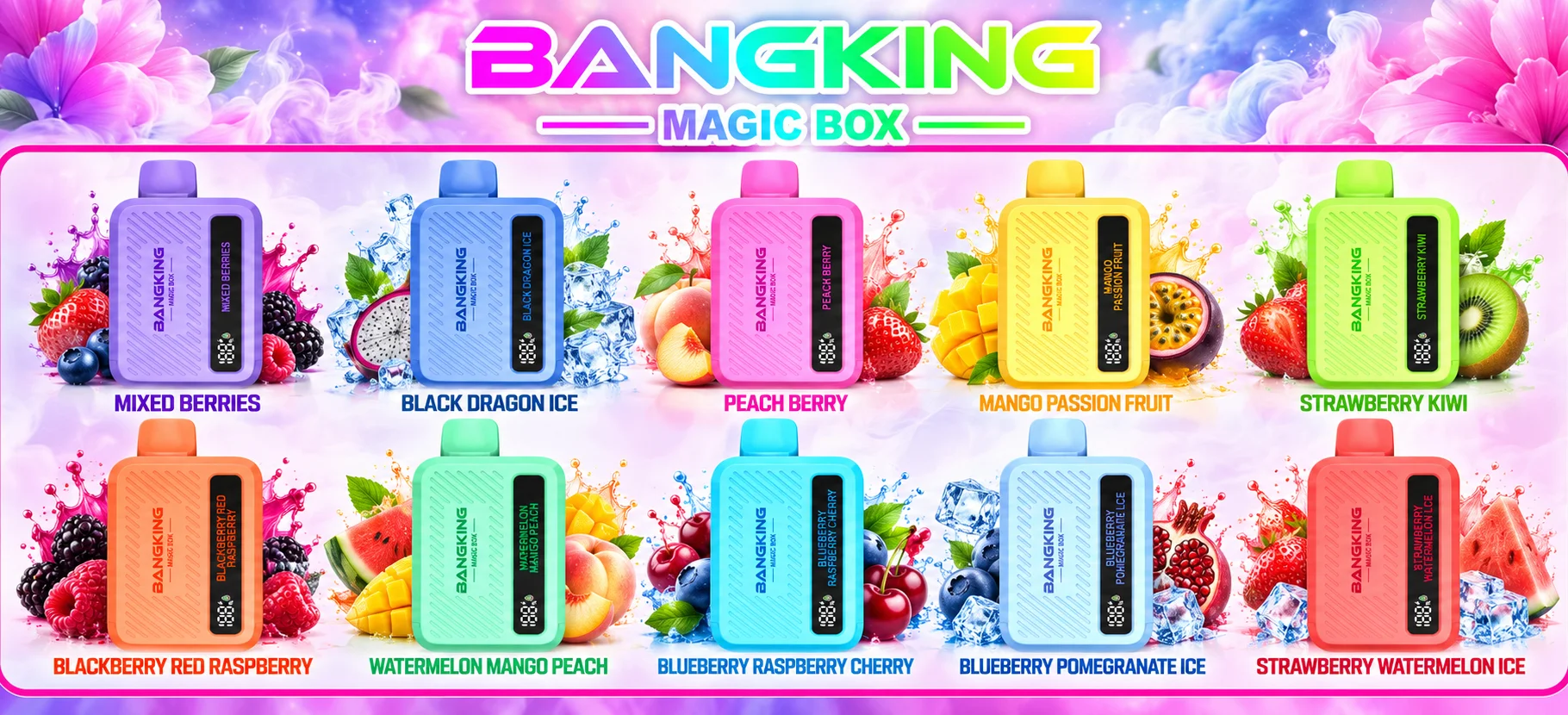 Bang King 40K Vape All Flavors
