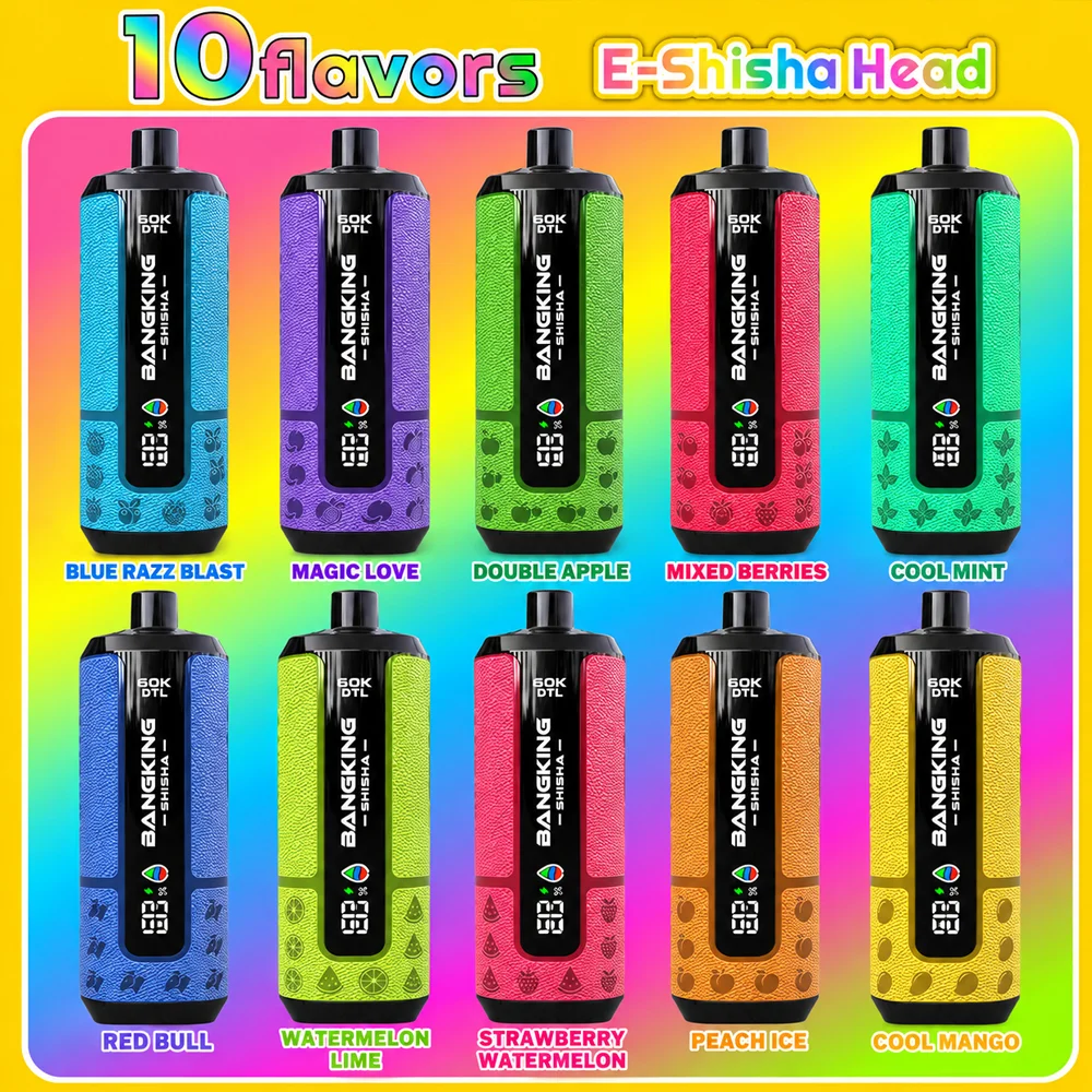 Bang King Shisha 60000 Puffs Vape All Flavors