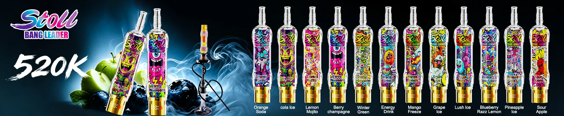 Bang Leader 520K Vape All Flavors