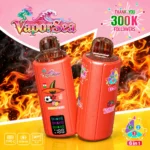 Bang Vape Vaporsea 300K Vape 6in1 Flavors Love 66 & Red Bull & Strawberry Raspberry