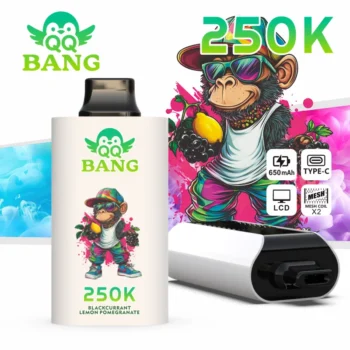 QQ BANG 250K Disposable Vape Blackcurrant Lemon Pomegranate
