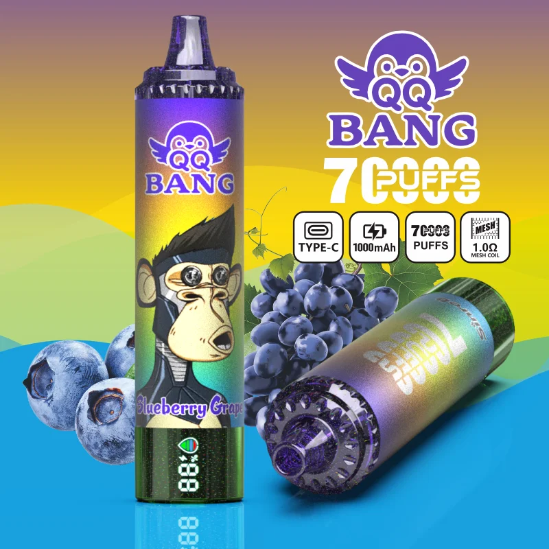 QQ BANG 70000 Puffs Rechargeable Disposable Vape Blueberry Grape QQ BANG 70000 Puffs Rechargeable Disposable Vape Blueberry Grape