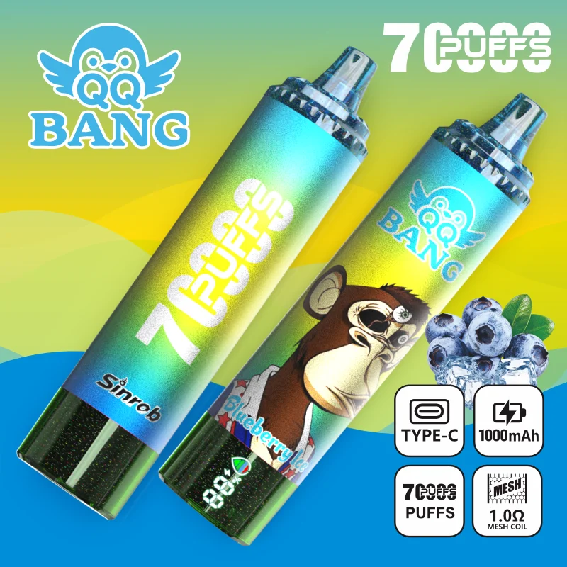 QQ BANG 70000 Puffs Rechargeable Disposable Vape Blueberry Ice QQ BANG 70000 Puffs Rechargeable Disposable Vape Blueberry Ice