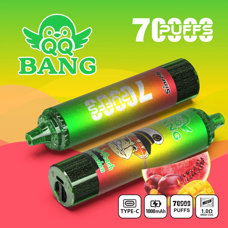 QQ BANG 70000 Puffs Rechargeable Disposable Vape Mango Peach Watermelon QQ BANG 70000 Puffs Rechargeable Disposable Vape Mango Peach Watermelon