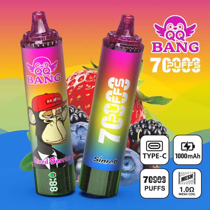 QQ BANG 70000 Puffs Rechargeable Disposable Vape Mixed Berries QQ BANG 70000 Puffs Rechargeable Disposable Vape Mixed Berries