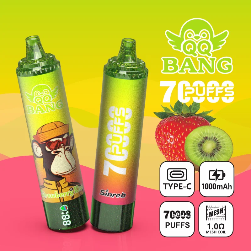 QQ BANG 70000 Puffs Rechargeable Disposable Vape Strawberry Kiwi QQ BANG 70000 Puffs Rechargeable Disposable Vape Strawberry Kiwi