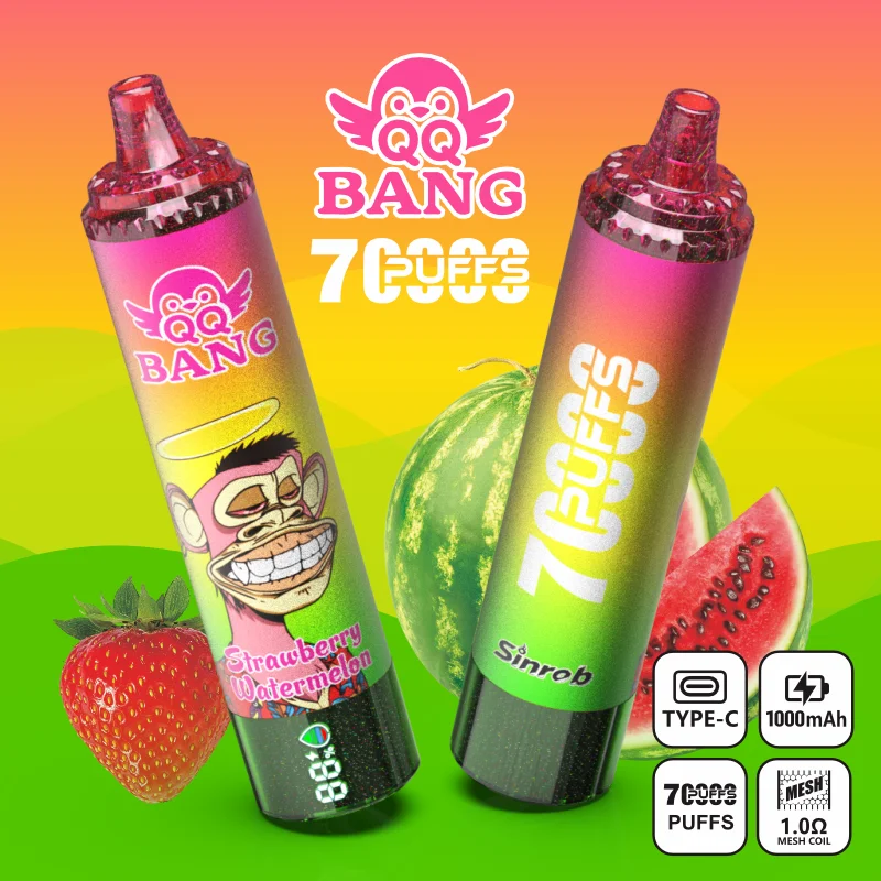 QQ BANG 70000 Puffs Rechargeable Disposable Vape Strawberry Watermelon QQ BANG 70000 Puffs Rechargeable Disposable Vape Strawberry Watermelon