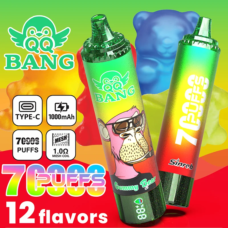 QQ BANG 70000 Puffs Rechargeable Disposable Vape Watermelon Bubblegum QQ BANG 70000 Puffs Rechargeable Disposable Vape Watermelon Bubblegum