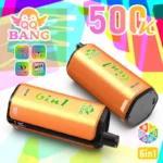 QQ Bang 500K Vape 6in1 Flavors Lychee Ice & Cheesecake & Pina Colada & Mixed Berry & Dragon Fruit Banana Cherry & Strawberry Watermelon