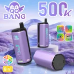 QQ Bang 500K Vape 6in1 Flavors Lychee Ice & Cheesecake & Pina Colada & Mixed Berry & Dragon Fruit Banana Cherry & Strawberry Watermelon
