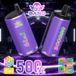 QQ Bang 500K Vape 6in1 Flavors Lychee Ice & Cheesecake & Pina Colada & Mixed Berry & Dragon Fruit Banana Cherry & Strawberry Watermelon